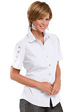 Button Sleeve Blouse