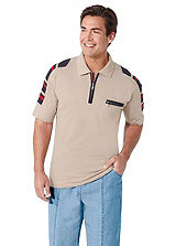 Catamaran Zip Up Polo Shirt