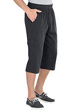 Cropped Cargo Leisure Trousers