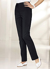 Elasticated Straight Leg Trousers