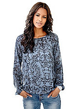 Floral Print Lace Top